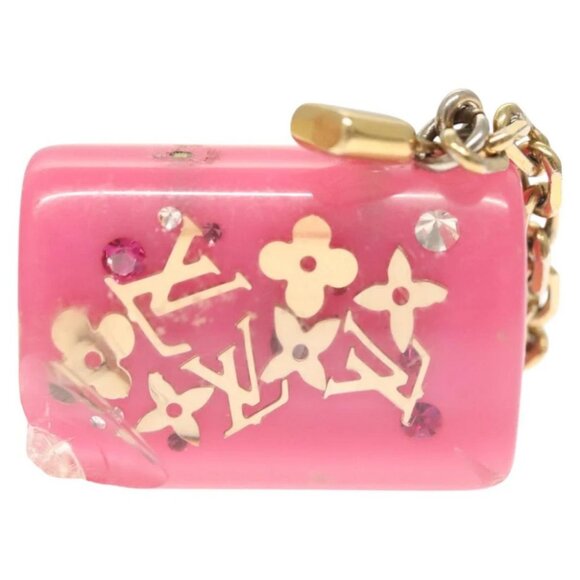 LOUIS VUITTON Porte Cles Speedy Unclusion Charm metal Pink M65024 LV Auth 127733 - Picture 8 of 8